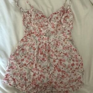 Floral Print Summer Romper